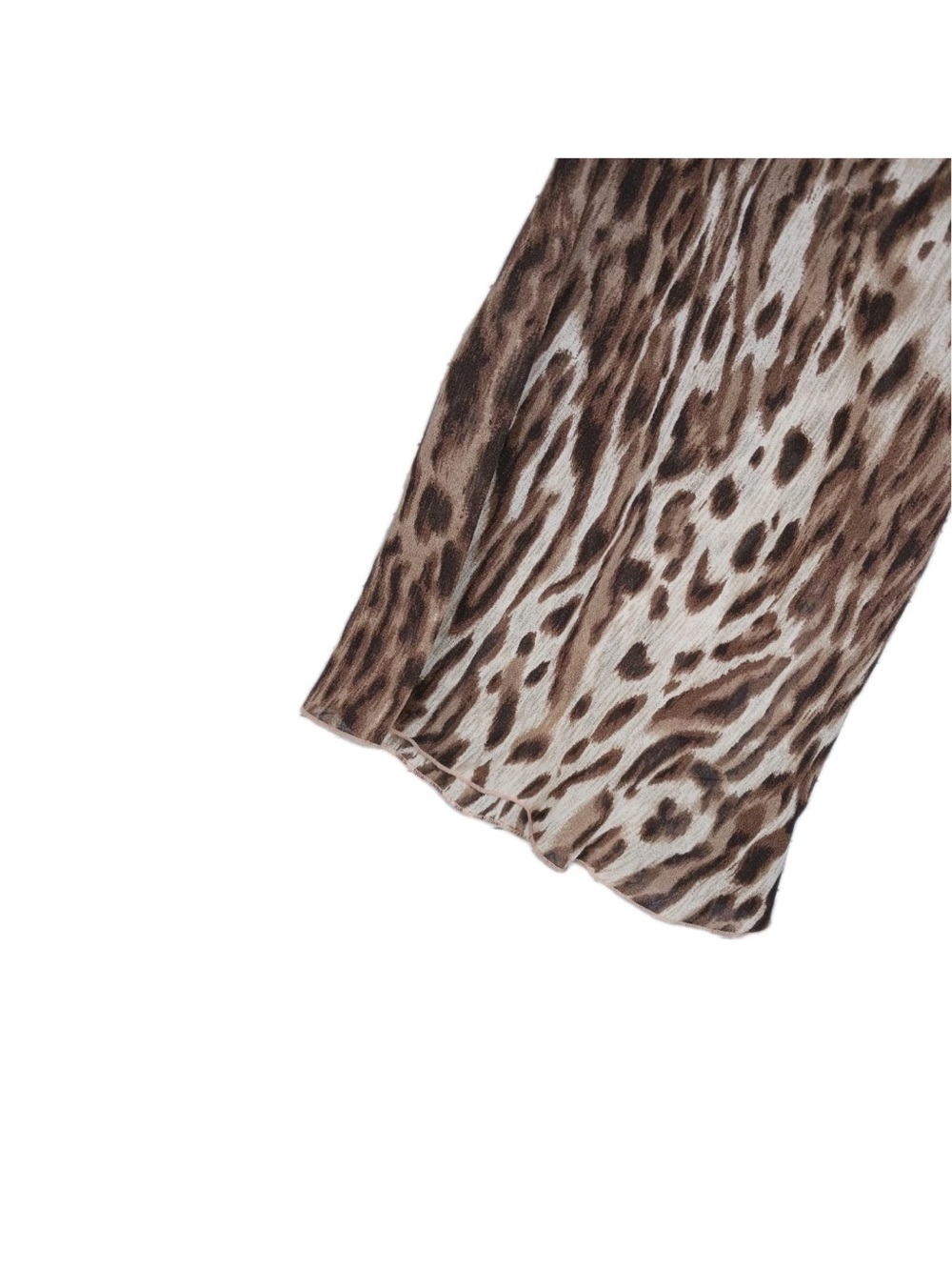 Roaman's Women's Animal Print Embellished Tunic Top‎ Size 18W Brown Leopard - Picture 4 of 8